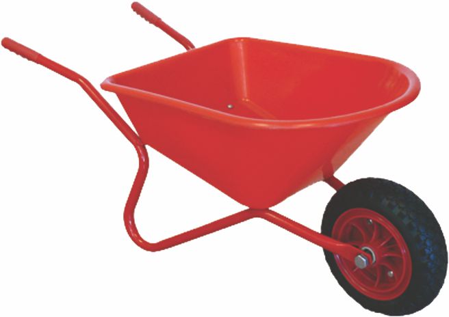 Schubkarre rot
